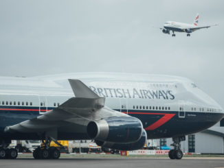 British Airways 747 in Landor livery arrives at London Heathrow on 09 March 2019. (Picture by Nick Morrish/British Airways)