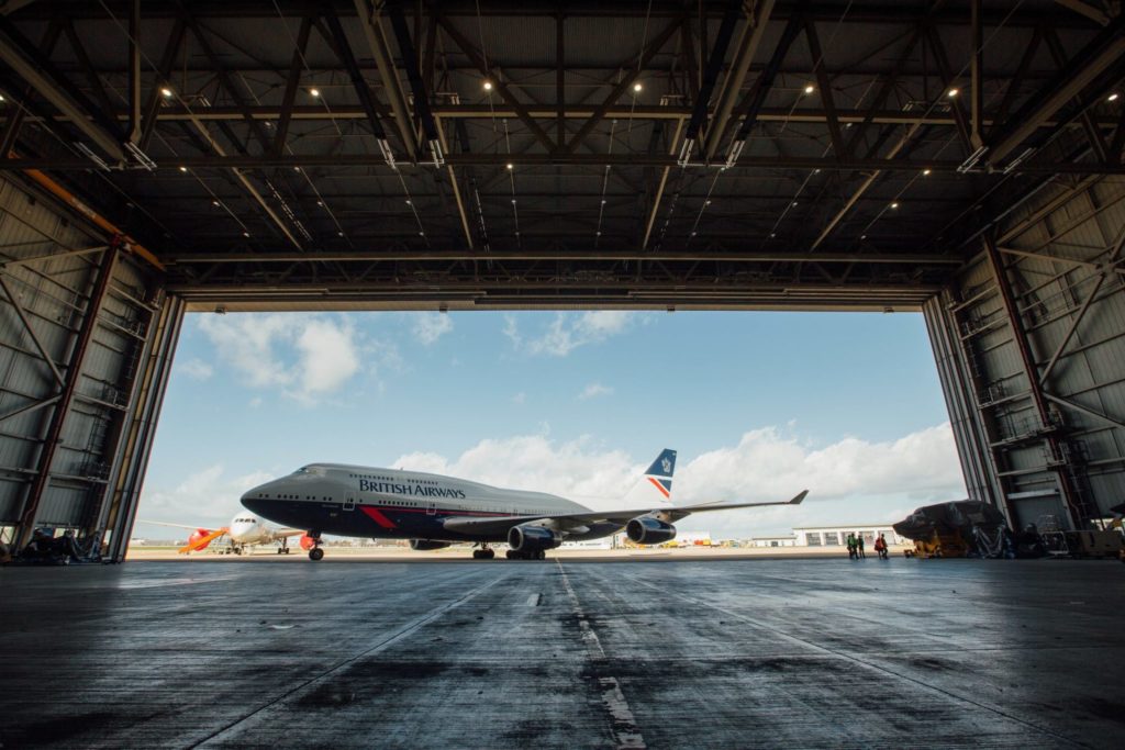 Landor G-BNLY coming out of the Hangar (Image: British Airways)