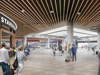 Luton Airport - Rendering of new departure area