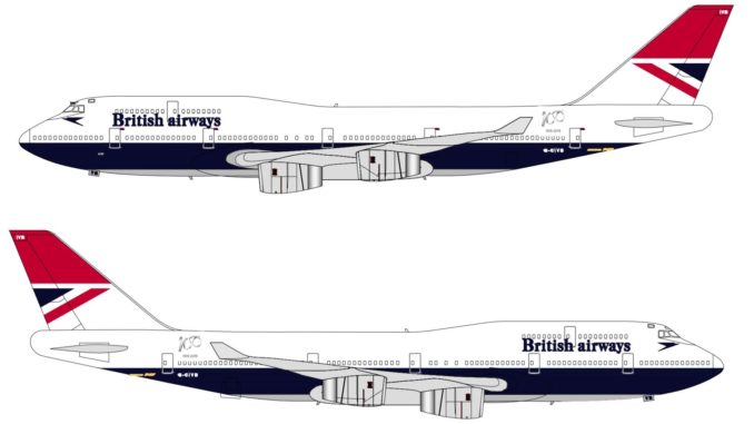 British Airways G-CIVB NEGUS