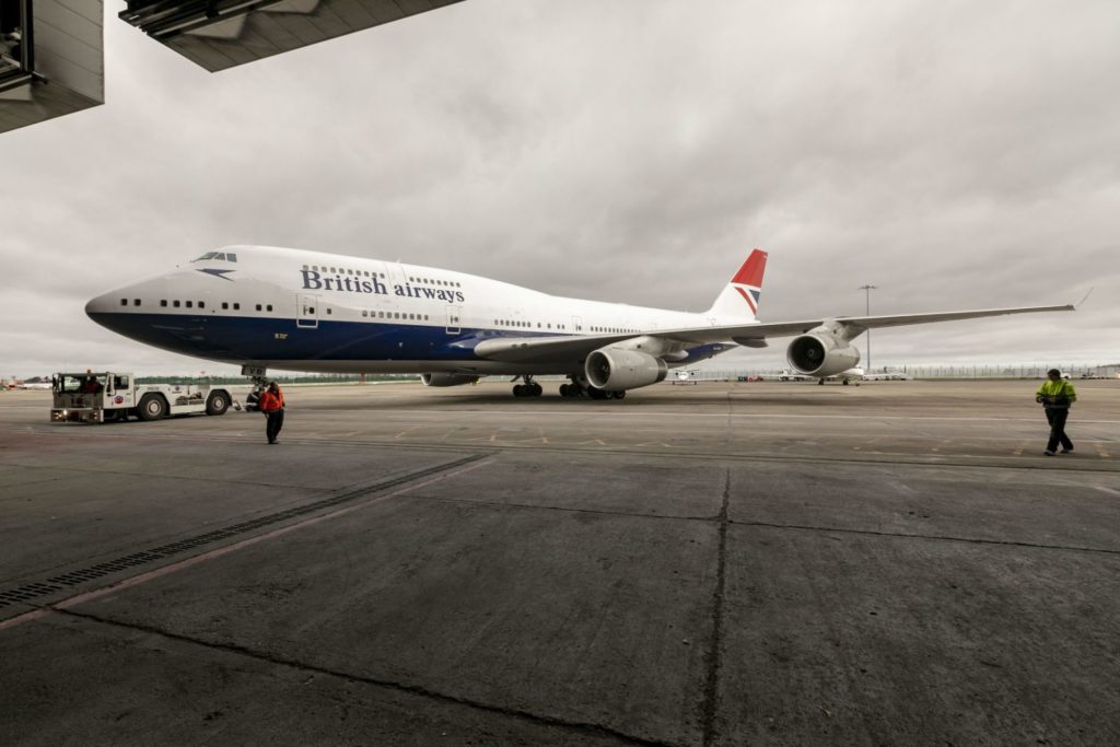 Boeing 747-400 G-CIVB leaves the paintshop in Dublin (Image: Stuart Bailey/British Airways)