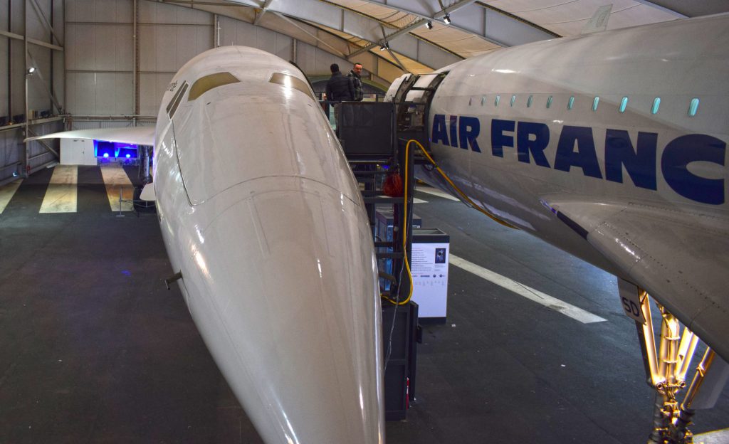 Concorde 001 at the Air and Space Museum,  Le Bourget