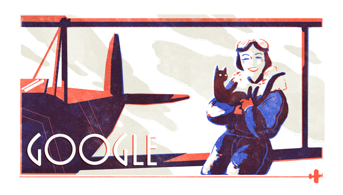 Jean Batten's Google Doodle