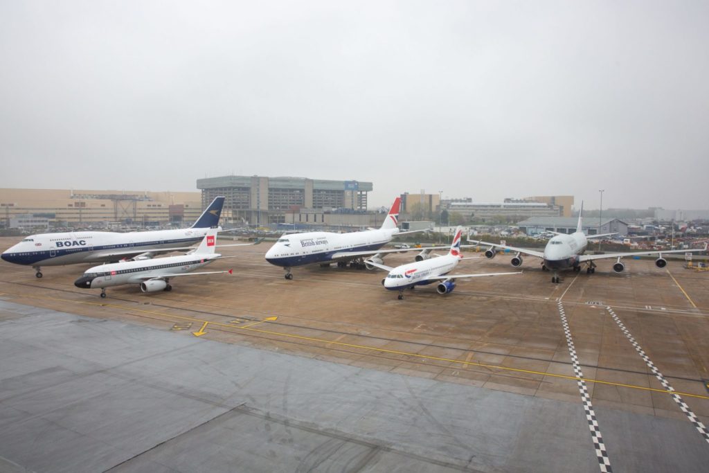 BA100 Aircraft line up at Heathrow (Image: BA)