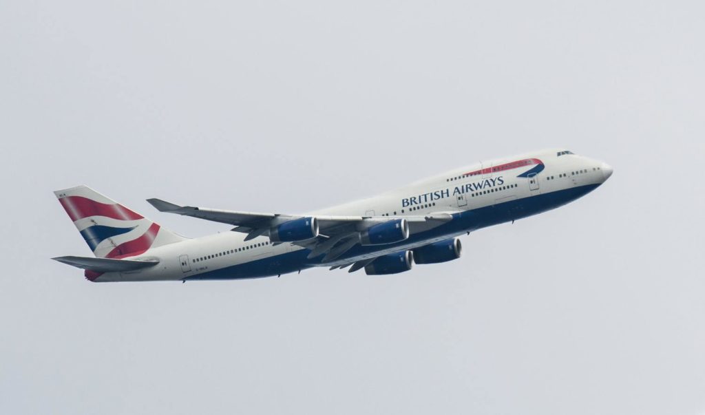 British Airways Boeing 747-436 arriving into St Athan G-BNLN Image: (Peter Howlett)