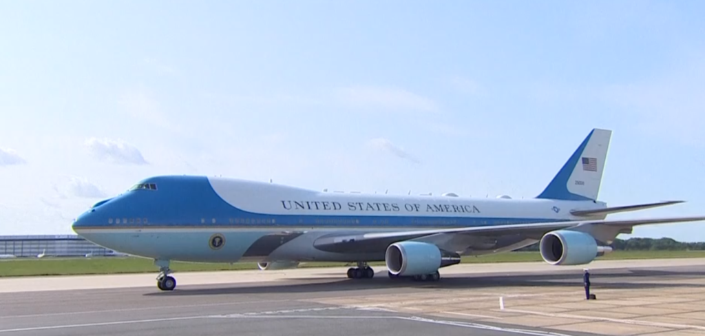 Air Force One at Stansted