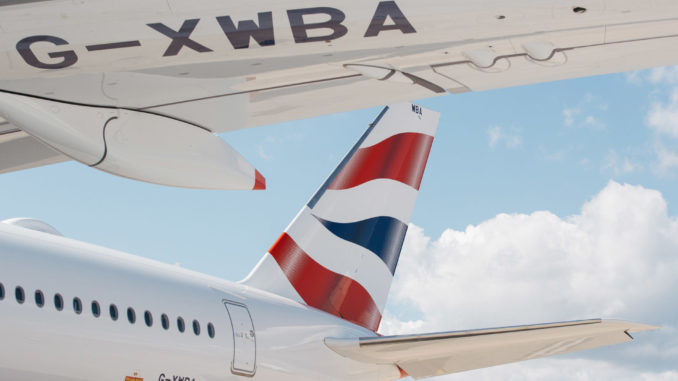 British Airways A350 at London Heathrow (Picture by Nick Morrish/British Airways)