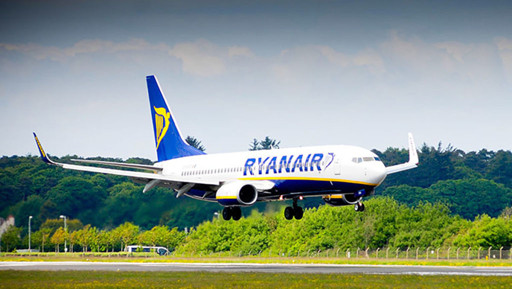 Ryanair is the only airline using Glasgow Prestwick Airport