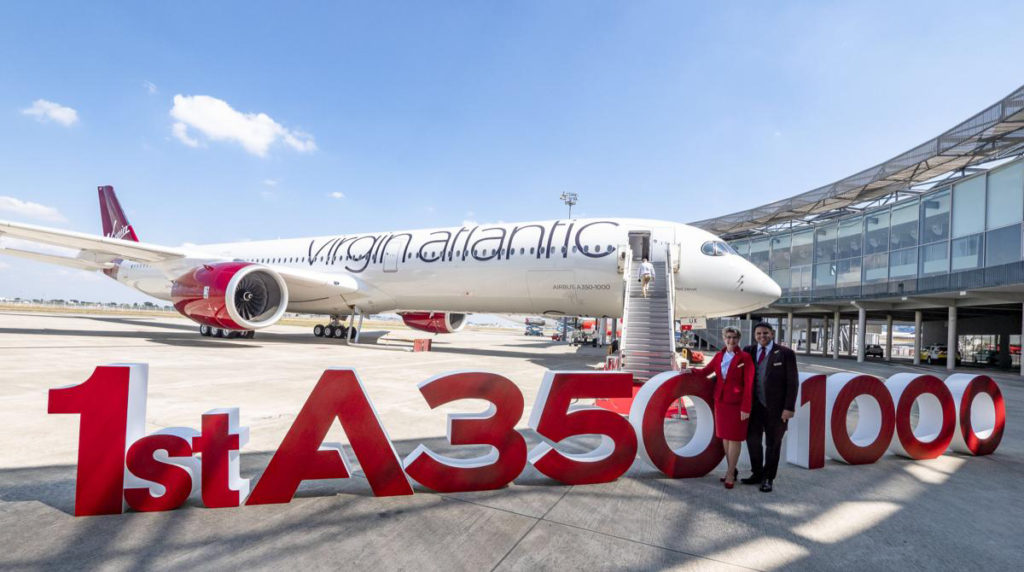 First Virgin A350-1000XWB G-VLUX (Image: Virgin Atlantic)