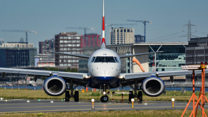 BA Cityflyer Embraer E-Jet E190 G-LCYR at London City Airport (Image: Aviation Media Agency)