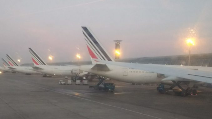 Air France aircraft at Paris CDG