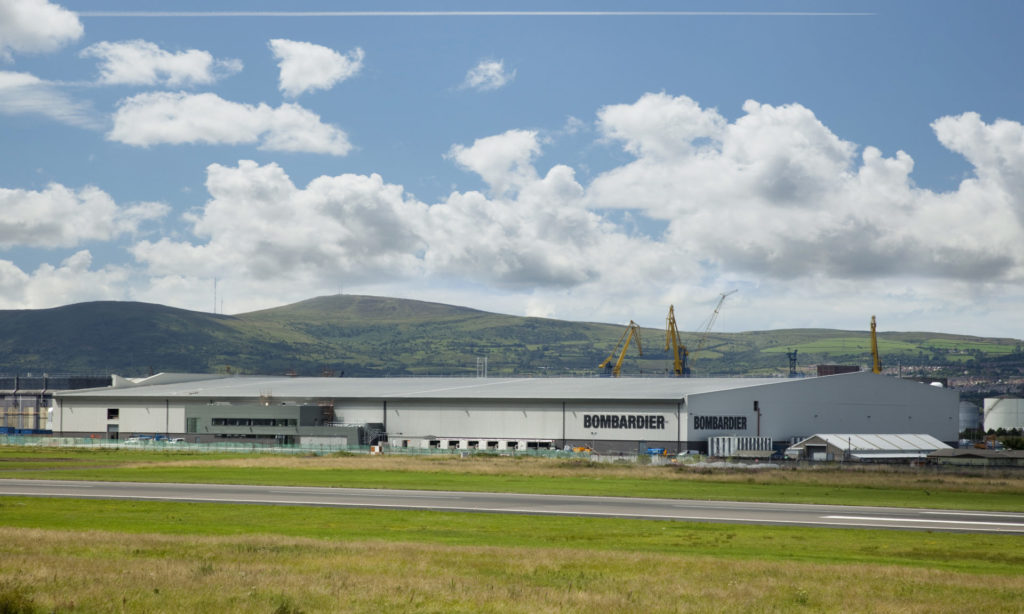 Bombardier site at Belfast City Airport