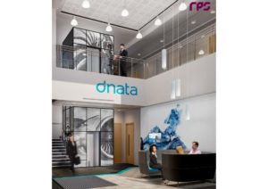 A render of the entrance to dnata City North