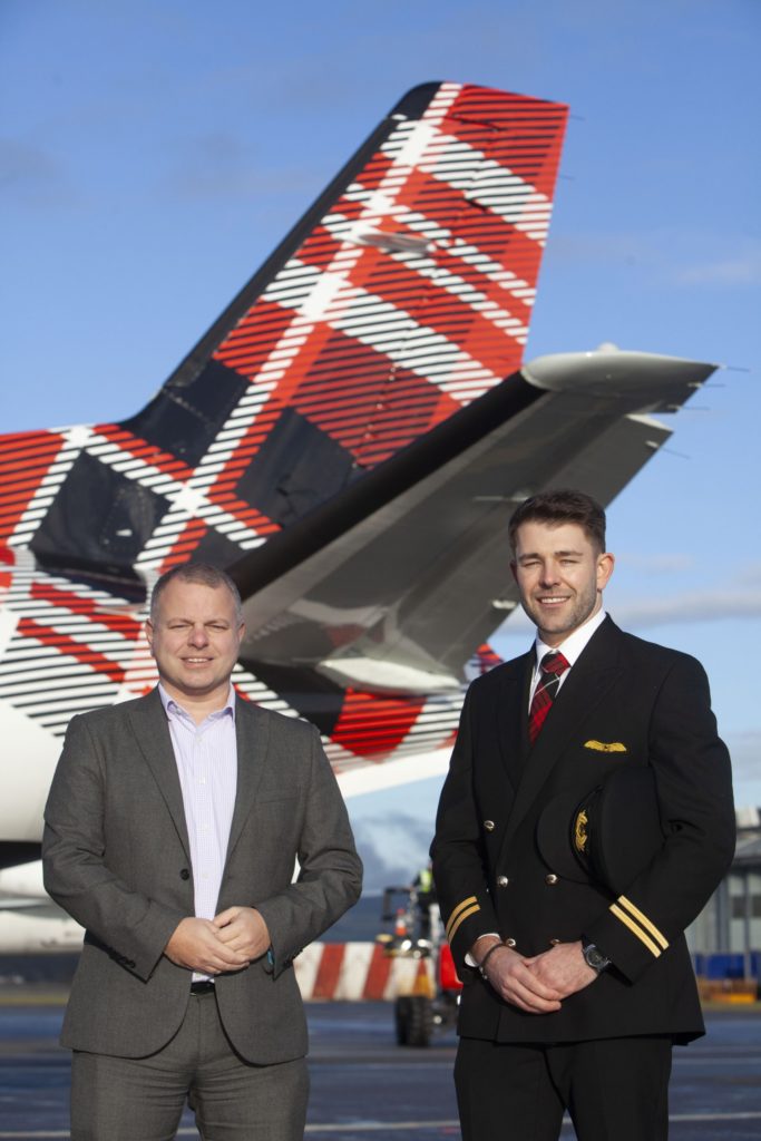 James Bushe & Jonathan Hinkles, Loganair's CEO