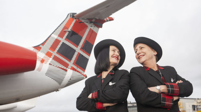 Michelle (left) and Laura (right) Cabin Crew