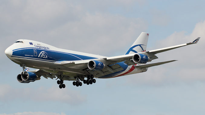 Cargologic Boeing 747-400F (Image:Mike Burdett CC BY-SA 2.0)