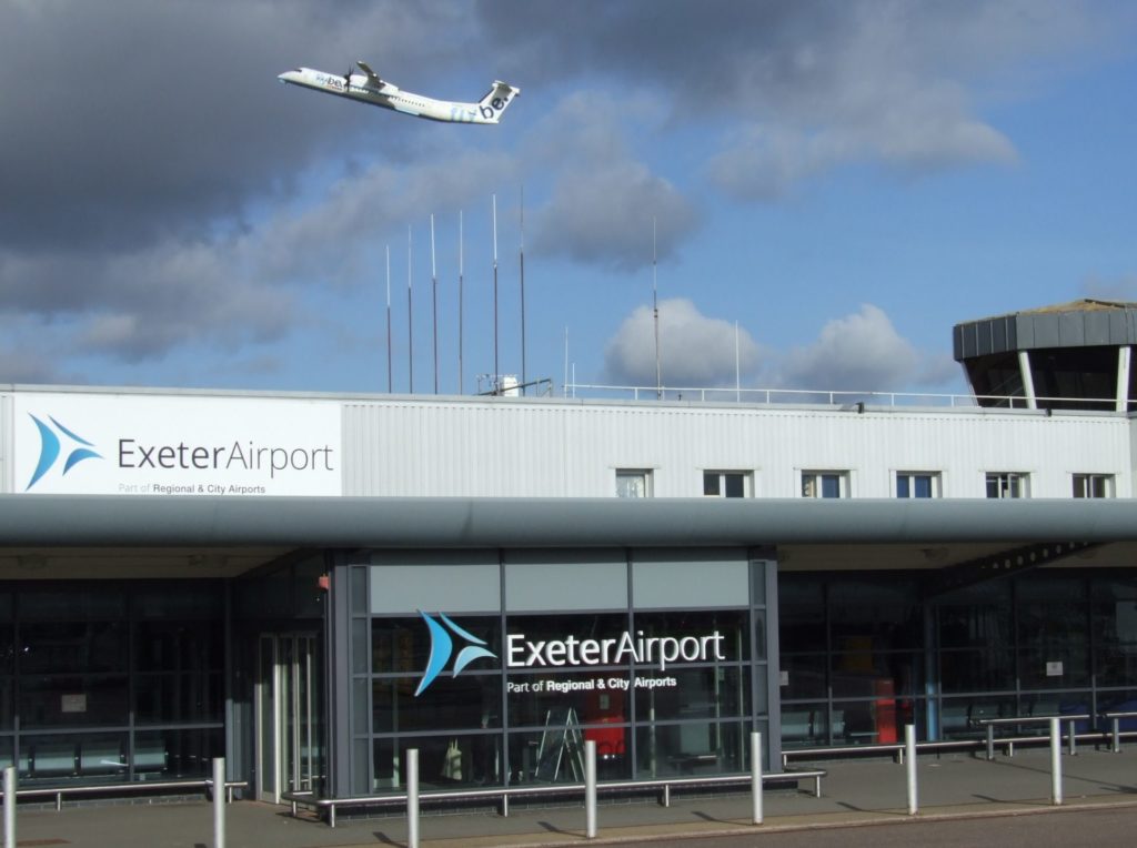 Exeter Airport & Flybe Aircraft (Image: Exeter Airport)