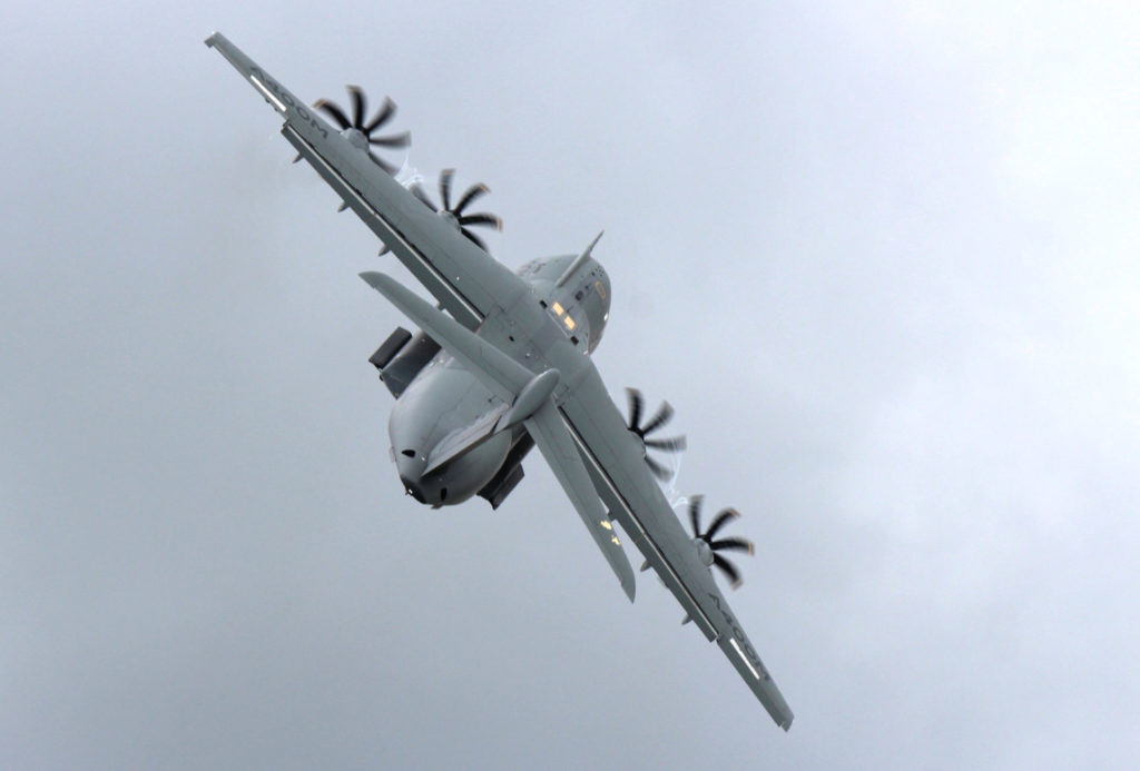 An RAF Airbus A400M performing a Steep climbout (Aviation Media Agency)