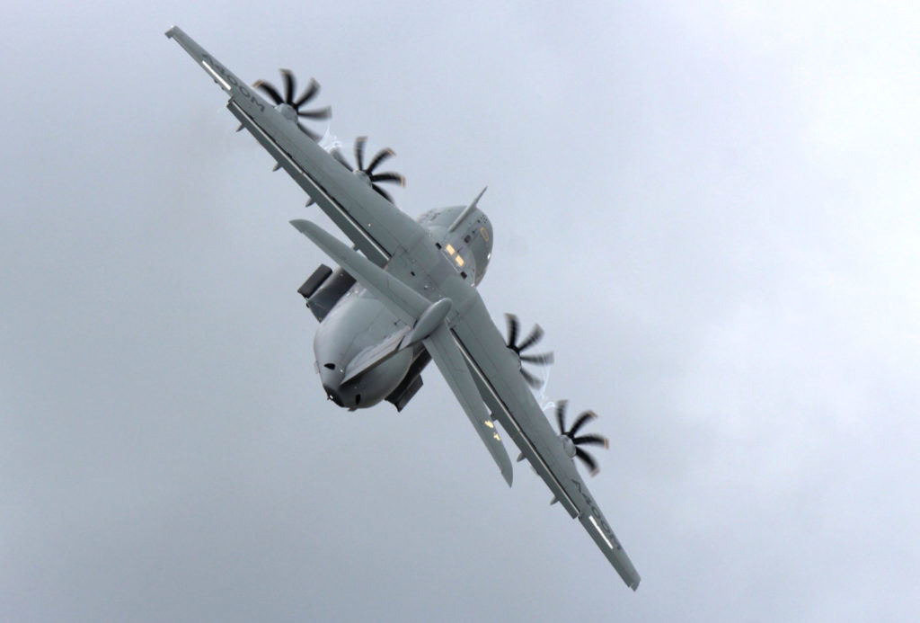 An Airbus A400M performing a Steep climbout (Image: Max Thrust Digital)