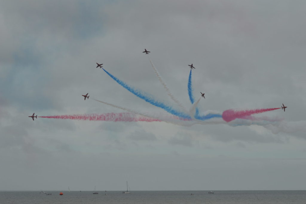 The Wales National Airshow held annually at Swansea Bay
