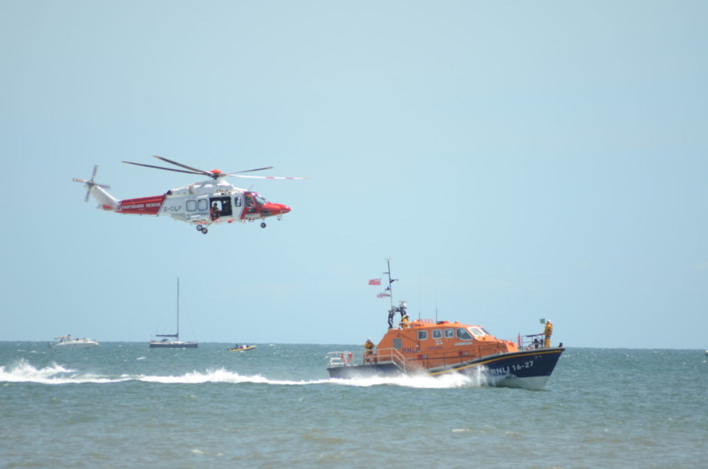 Coastguard Helicopters and the RNLI Lifeboats were favourites at the Wales National Airshow