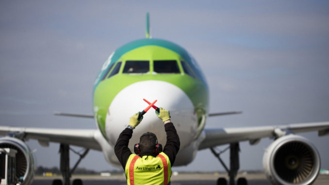 Aer Lingus A320 at Dublin Airport