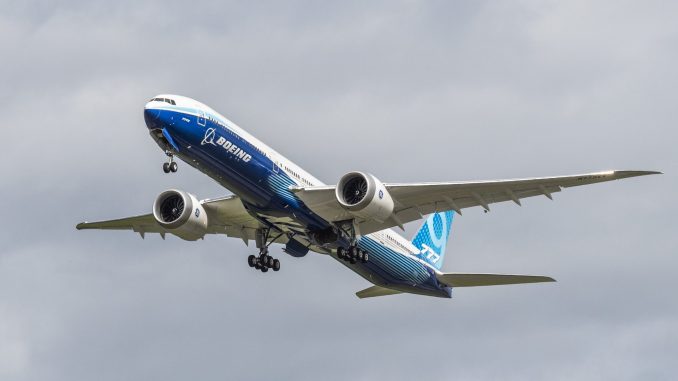 Boeing 777-9 WH002 (Image: Boeing)
