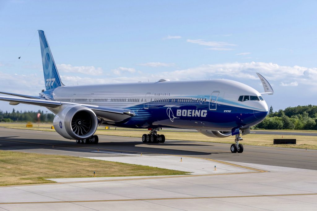 The 777X is Boeings latest widebody airline. (Image: Boeing)