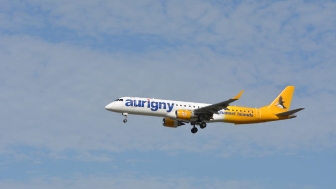 An Aurigny Embraer Image: UK Aviation Media)
