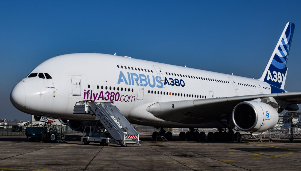 Airbus A380 MSN4, one of the test aircraft , now resides at the Paris Air and Space Museum at Le Bourget
