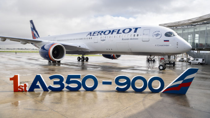 Aeroflot Airbus A350-900 (Image: Airbus/P Masclet)