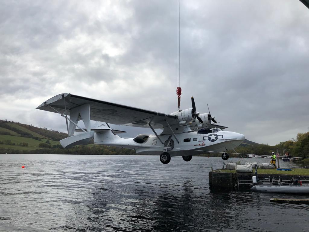 Miss Pick Up Lifted from Loch Ness (Image: Plane Sailing)