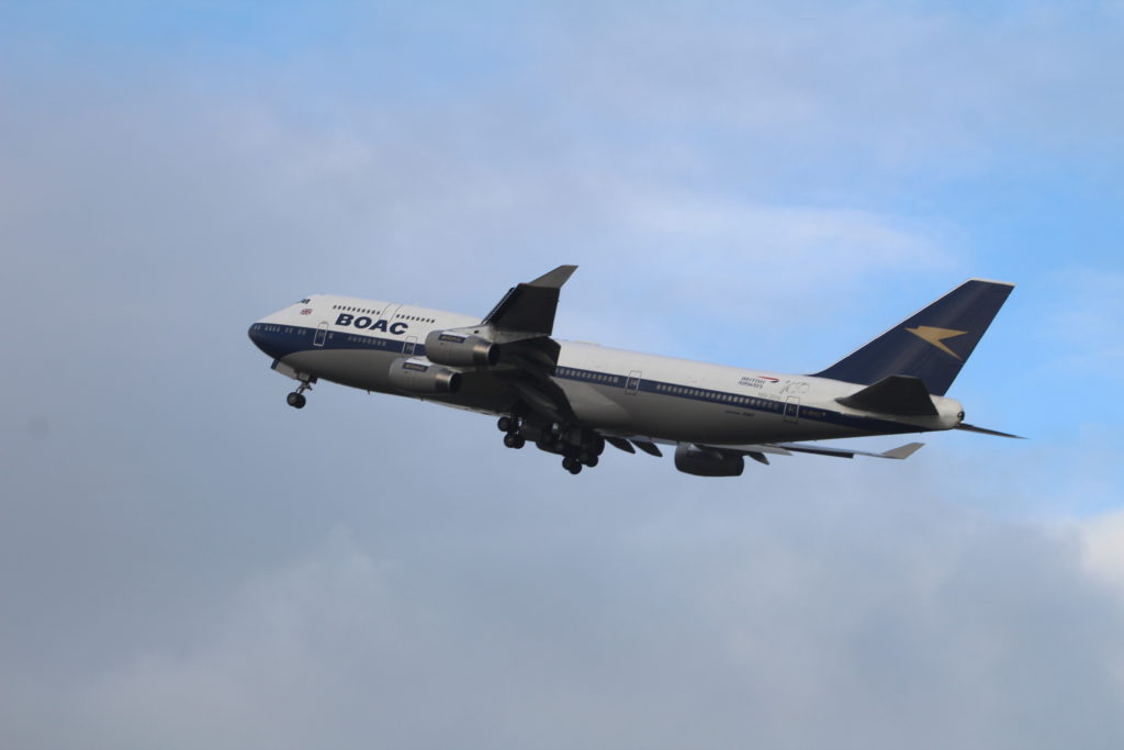 Climbing out on her final flight - James Dunlop