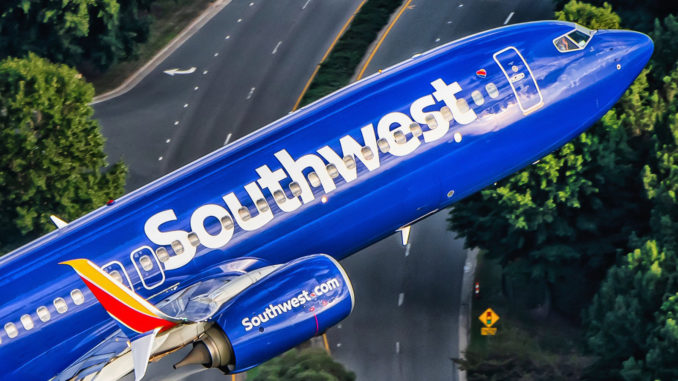 Ted Orris' final Southwest 737 take-off (Southwest Airlines/Ryan Patterson/Twitter)