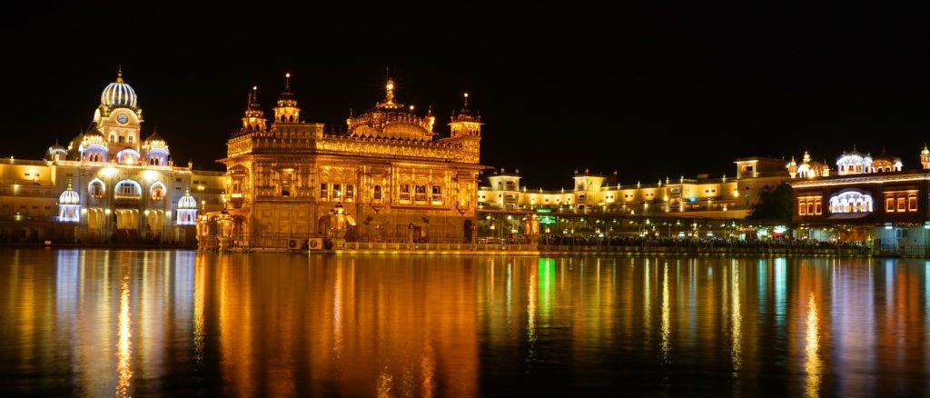 As well as the Taj Mahal, the temples at Amritsar are also popular destinations for Britons travelling to India.