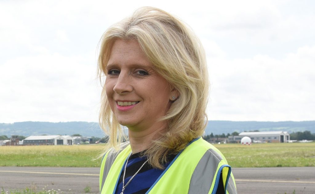 Karen Taylor, The new MD of Gloucestershire-Airport