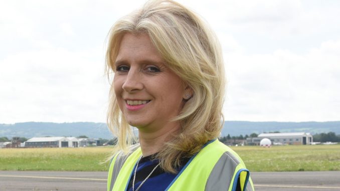 Karen Taylor, The new MD of Gloucestershire-Airport