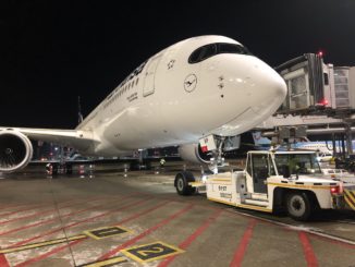 Lufthansa A250-900 D-AIXP preparing to depart from Hamburg (Image: Lufthansa)
