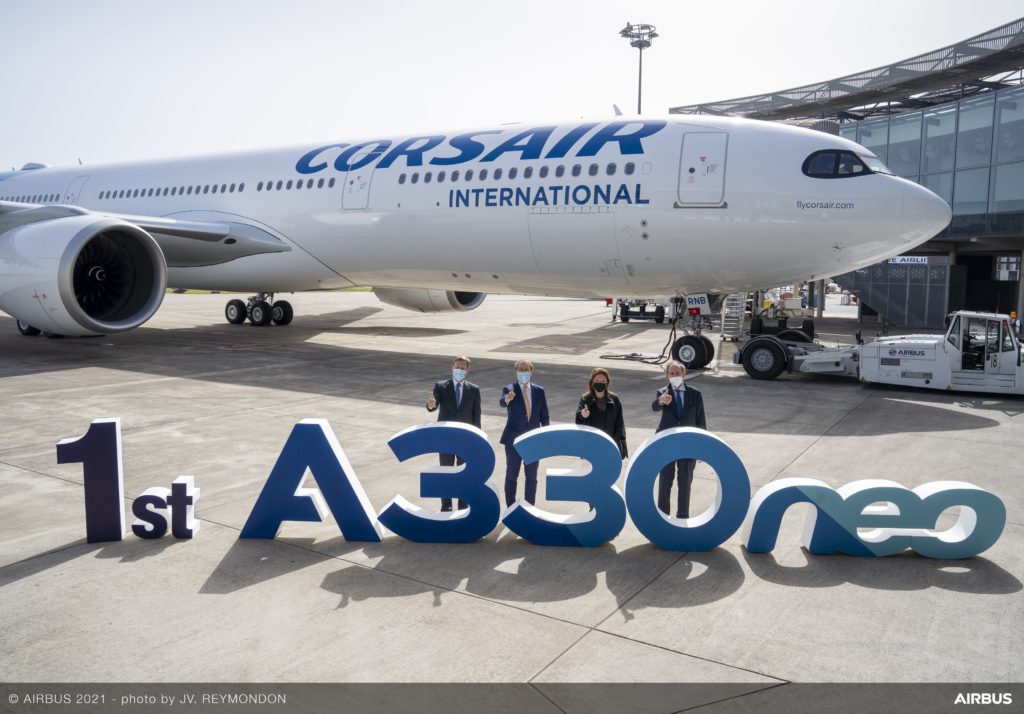 First A330neo delivery to Corsair