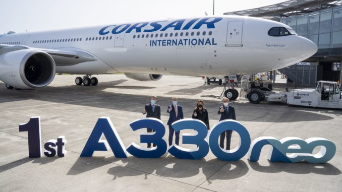 First A330neo delivery to Corsair