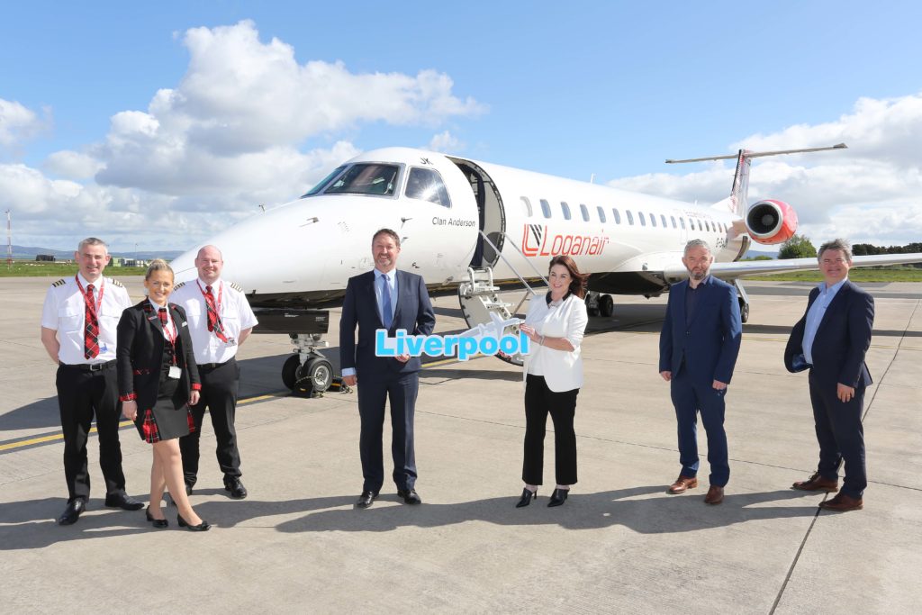 Flights between City of Derry and Liverpool launched this week