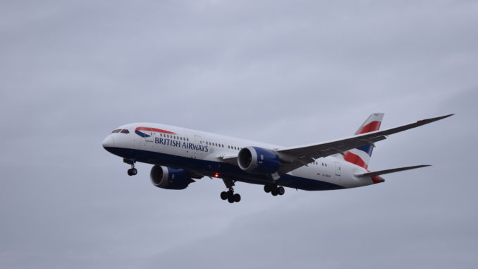 British Airways Boeing 787-8 G-ZBJB on approach to Heathrow (Image: TransportMedia UK)