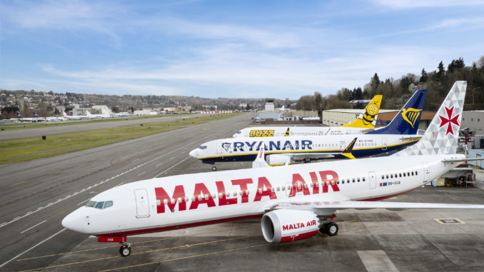 RYR Fleet Ryanair, MaltaAir, Buzz parked at Ramp C, Renton Field