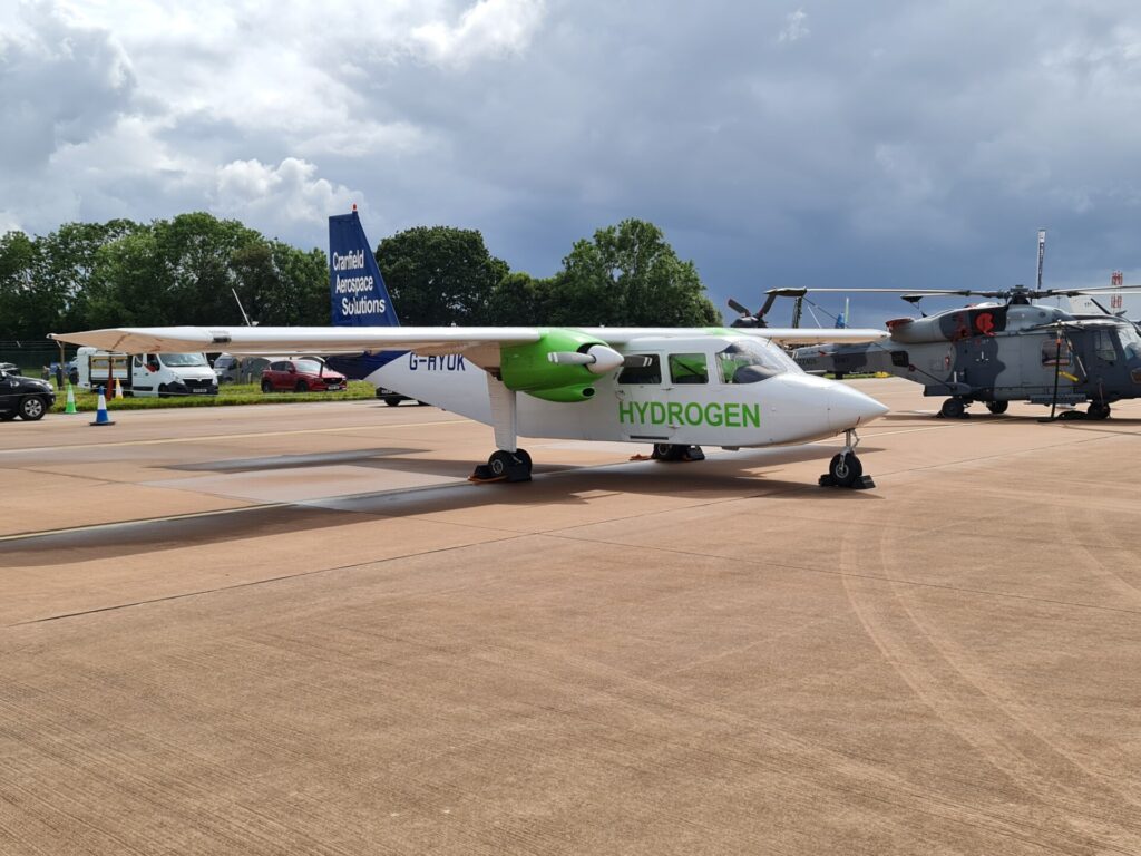 Hydrogen powered BN Islander (Image: Max Thrust Digital)