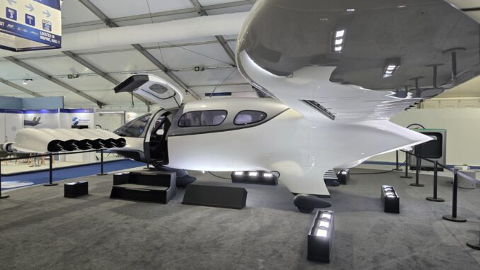 Lilium Jet at the Farnborough International Airshow (Image: UK Aviation Media)