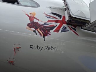 Ruby Rebel, the latest nose icon on Virgin Atlantic's A330neo