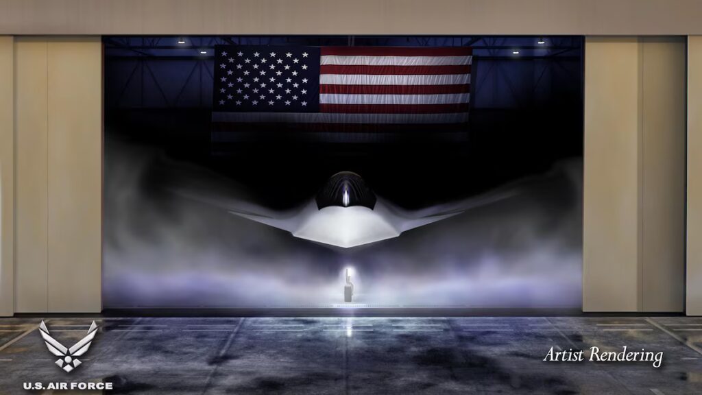 US Defense rendering of the F-47 Sixth Generation fighter