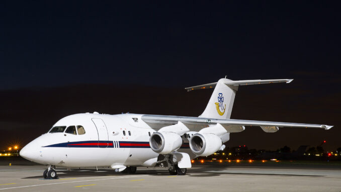 RAF BAe 146(Image: Corporal Ben Tritta/Crown Copyright)