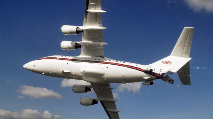 BAe146 ZE700 of No32 Royal Squadron. (Image: OGL)