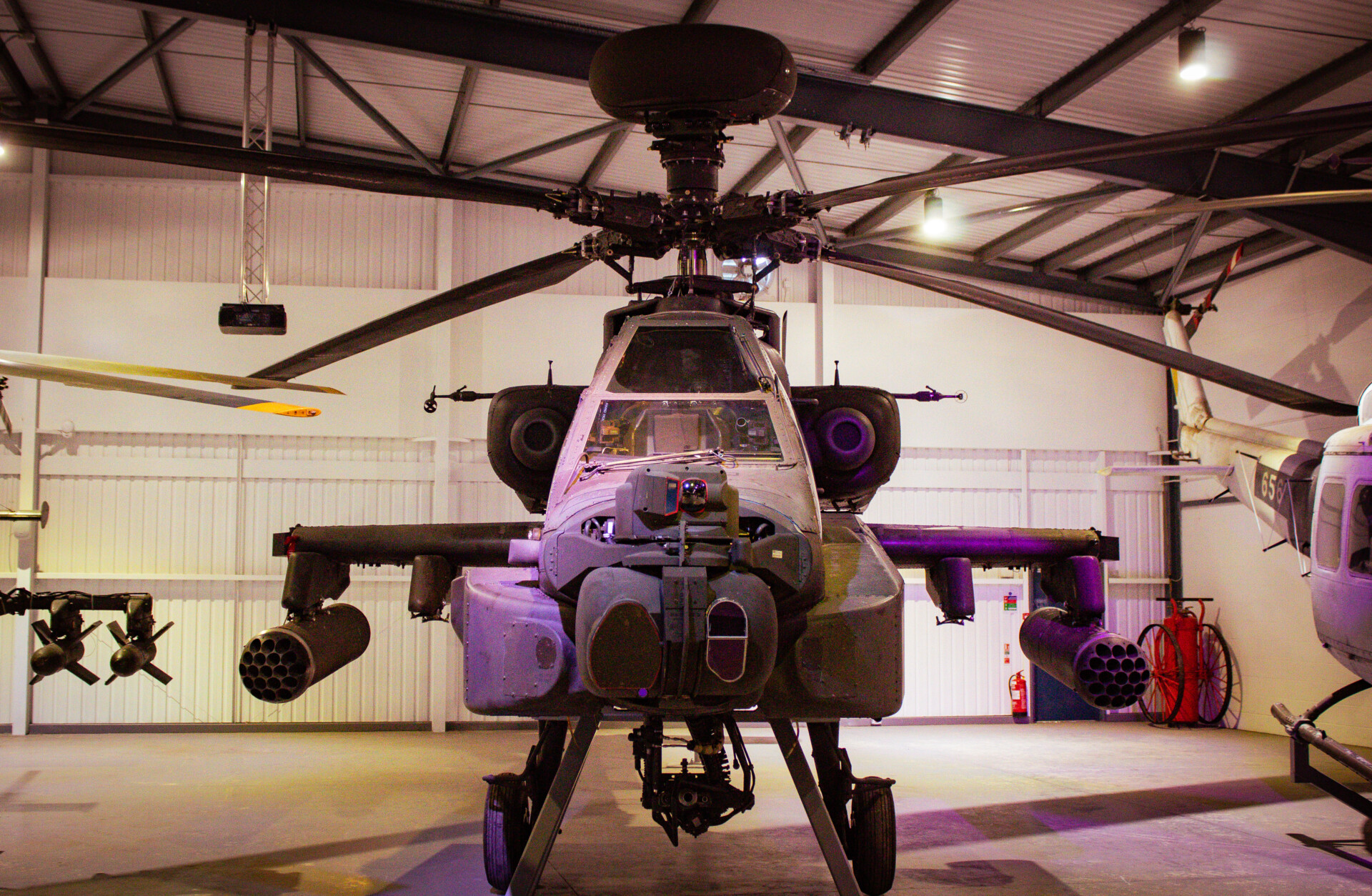 Army Flying Museum's new Apache AH MK1 exhibit unveiled by King Charles III